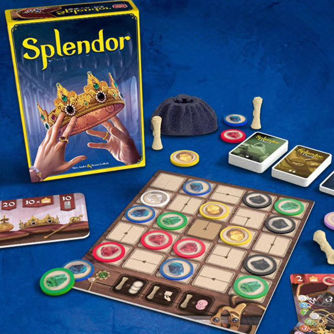 Splendor: Duel (Роскошь: Дуэль),JCJUNAN,Настольная игра для двоих,стратегия,головоломка  #1