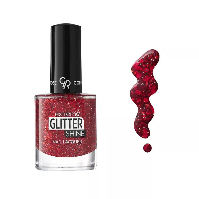 GOLDEN ROSE Гель-лак Extreme Gel Shine Nail Lacquer Glitter №210 #1