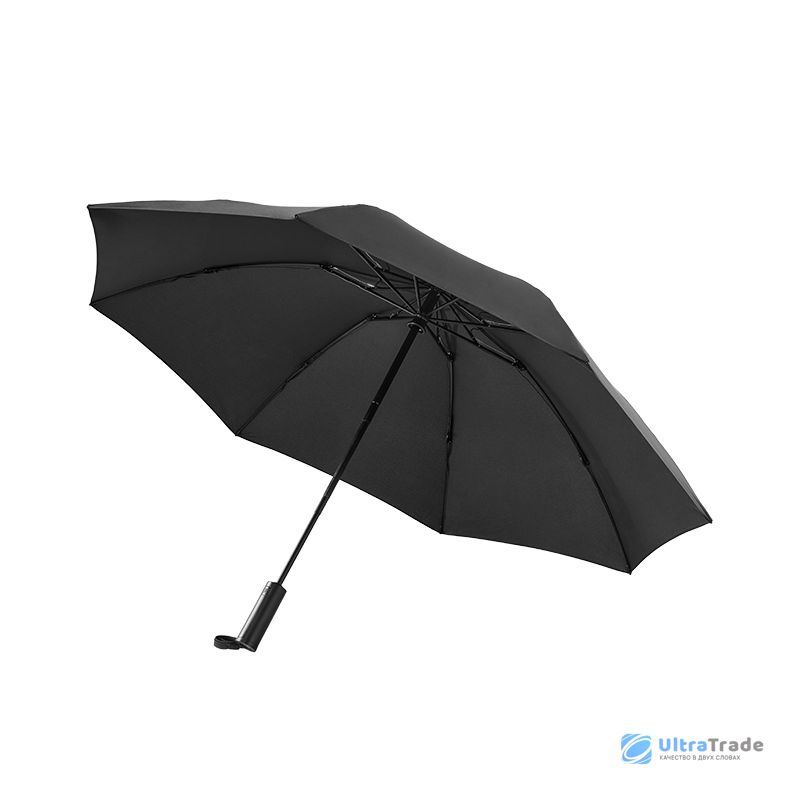 Зонт с фонариком Xiaomi 90 Points Ninetygo Automatic Reverse Folding Lighting Umbrella Black  #1