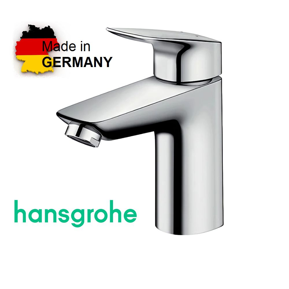 Смеситель для раковины Hansgrohe Logis / с донным клапаном нажимным  #1