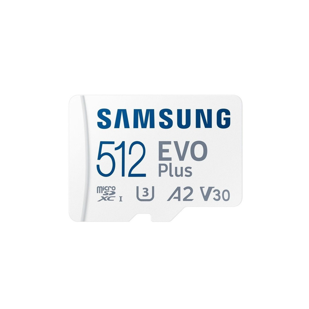 Флеш карта microSDXC 512GB Samsung MB-MC512SA/EU EVO Plus + adapter #1