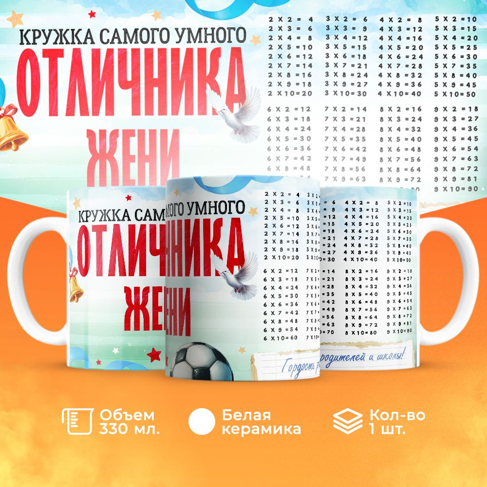 Шар Студия Кружка "Жени", 330 мл, 1 шт #1