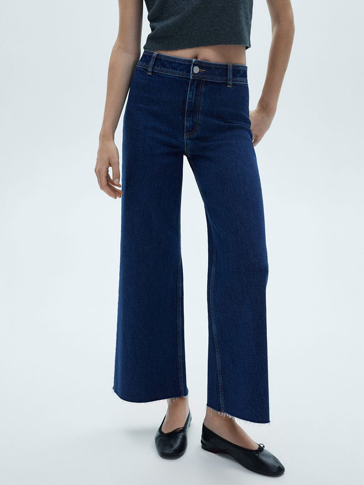 Джинсы MANGO CATHERIN high-rise culotte #1