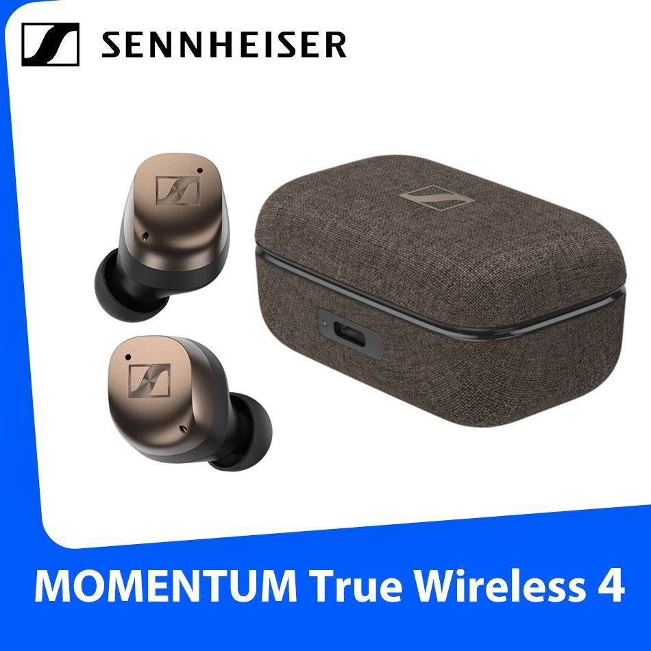 Sennheiser Наушники беспроводные с микрофоном Sennheiser Momentum True Wireless 4, USB Type-C, медь  #1