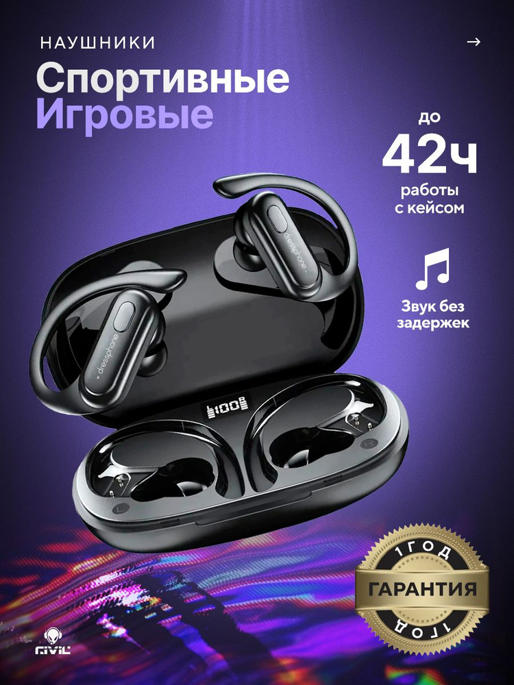 Наушники беспроводные спортивные Dressphone XT60 #1