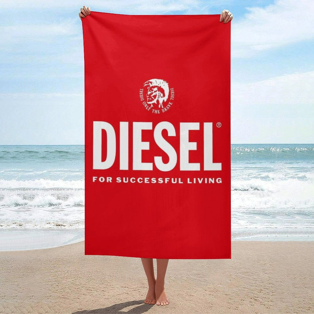 Diesel Полотенце для ванной, Полиэфирный шелк, 80x130 см, разноцветный, 1 шт.  #1