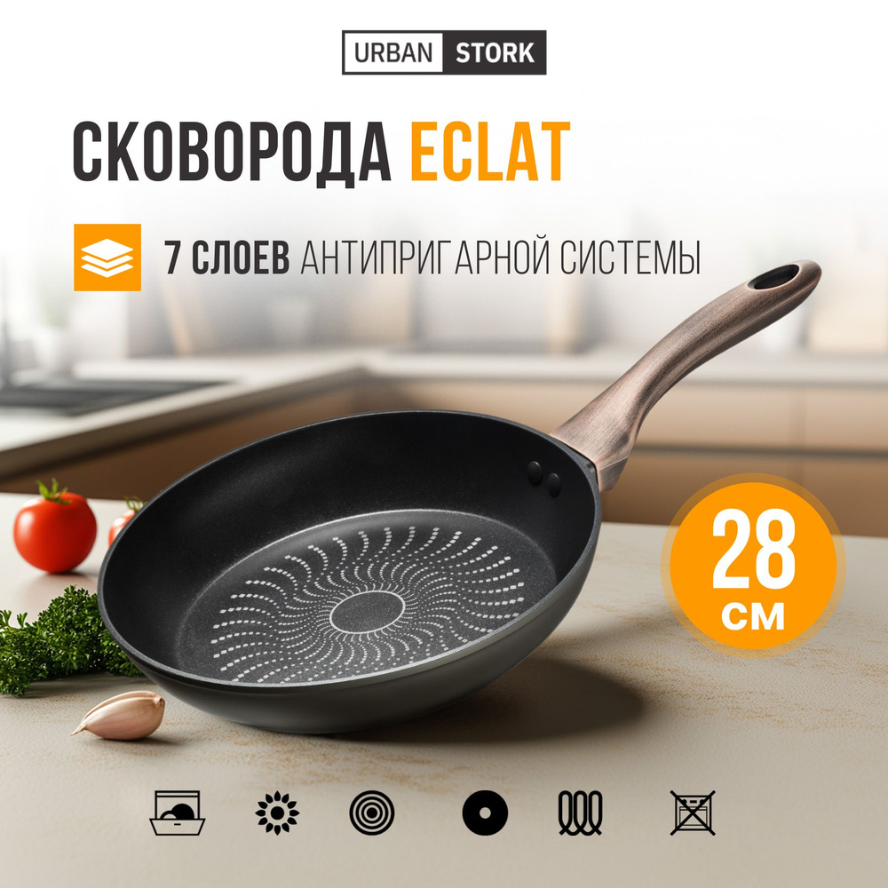 Сковорода с антипригарным покрытием ECLAT, 28 см #1