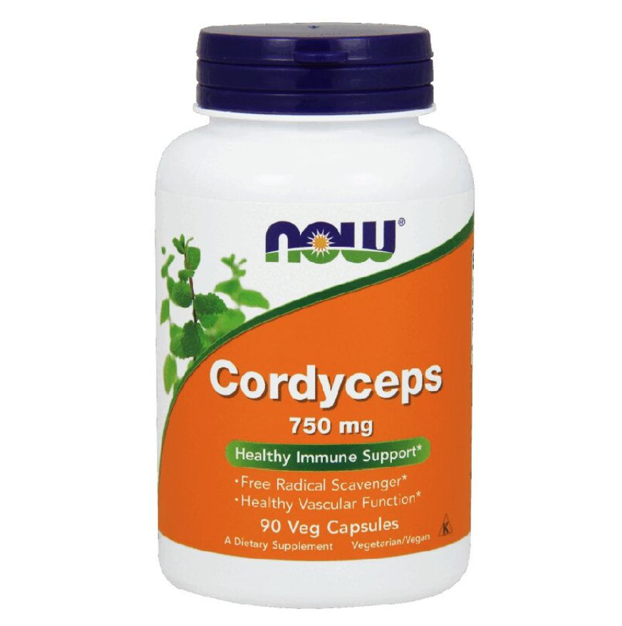 NOW Кордицепс 750мг CORDYCEPS 750MG #1