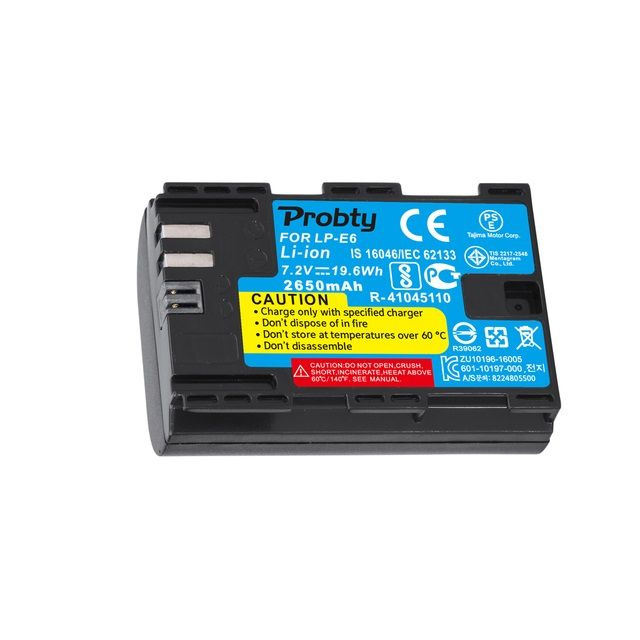 Аккумулятор Probty 2650 mAh LP-E6 #1