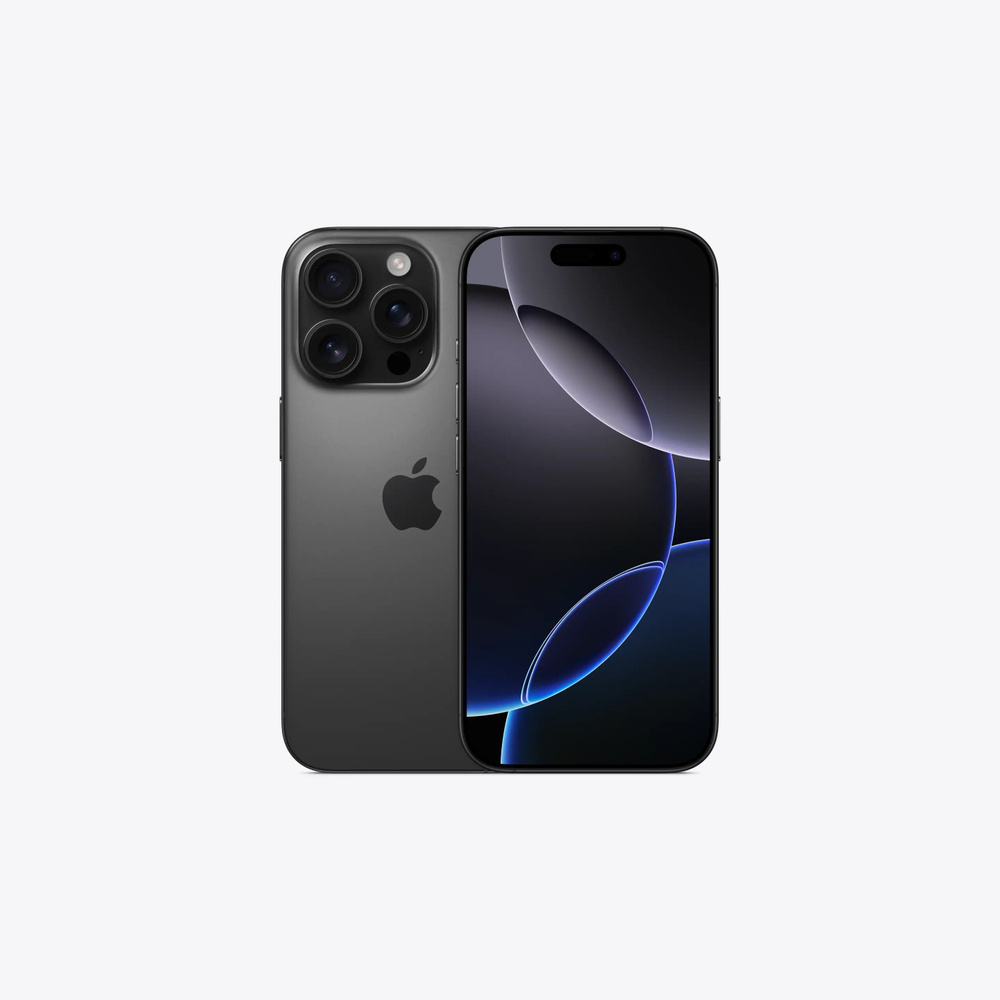 Apple Смартфон iPhone 16 Pro 128 ГБ, черный #1