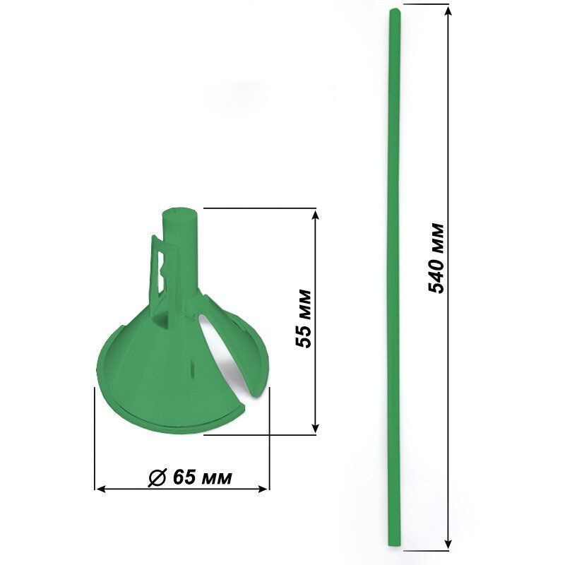 Набор палочка+насадка, Макси, Зеленый, 40 шт. #1
