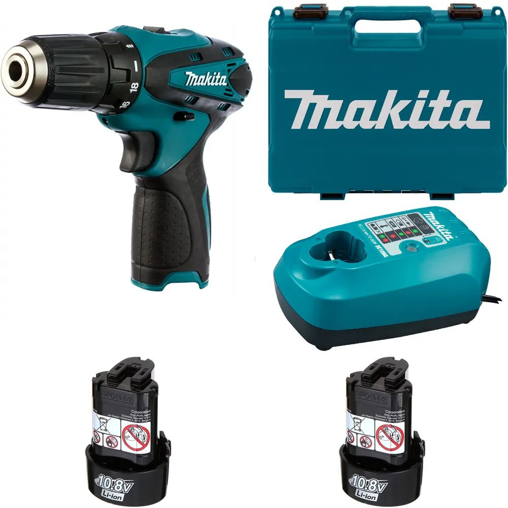 Дрель-шуруповерт Makita DF330DWE #1