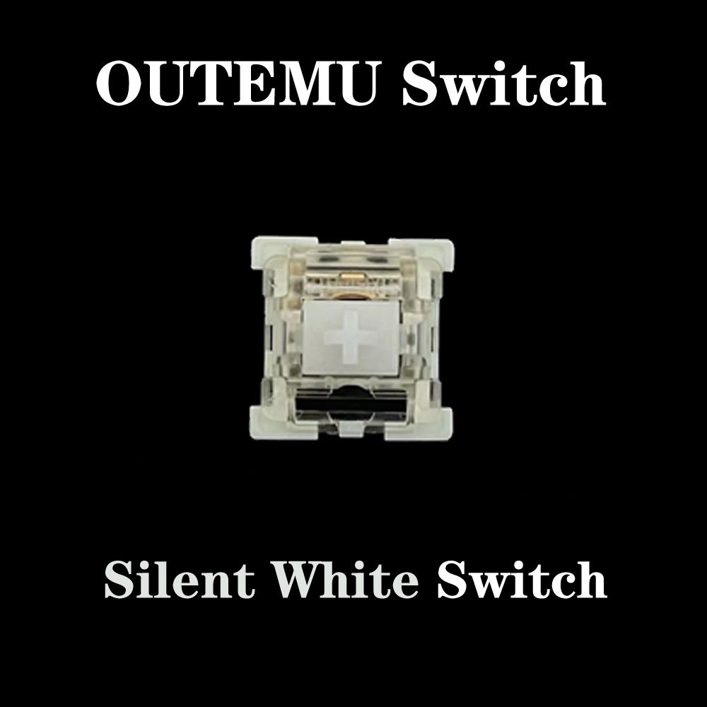 Игровая клавиатура Outemu Silent белый Переключатели свитчи для ...