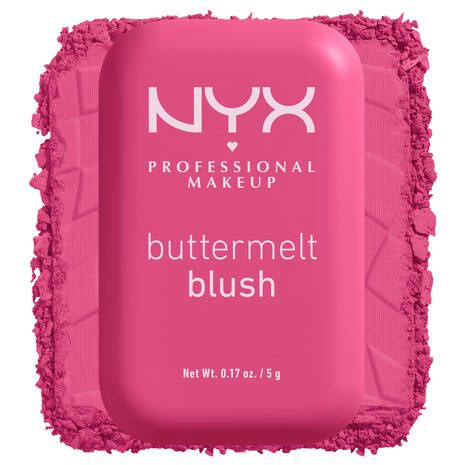 NYX Professional Makeup Buttermelt Blush, Кремово-розовые пудровые румяна  #1