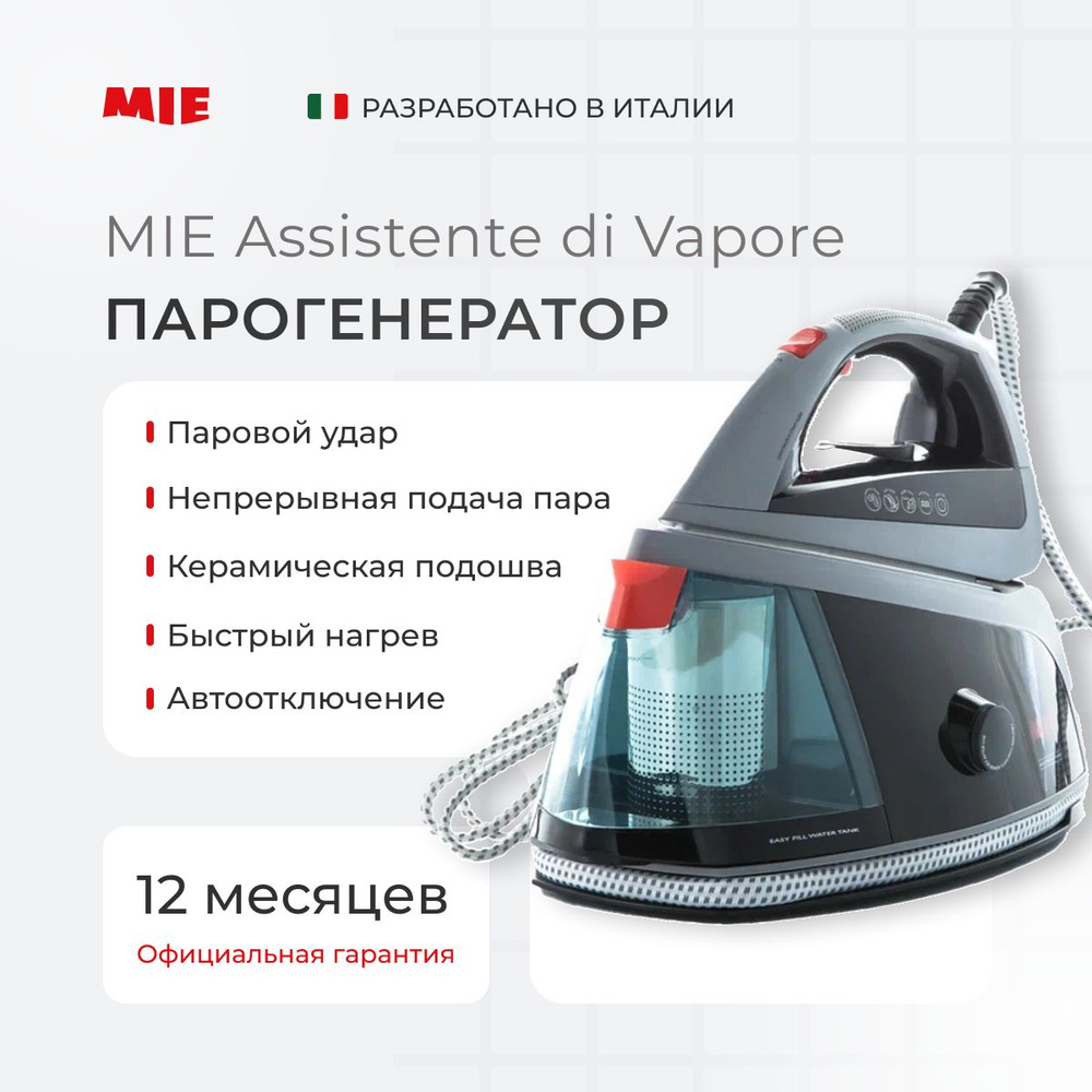 Парогенератор MIE Assistente di Vapore 2200Вт, серебристый #1