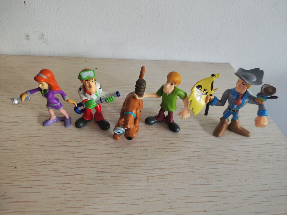 5 шт Фигурка Скуби Дуу SCOOBY-DOO Игрушки Mini Figures #1