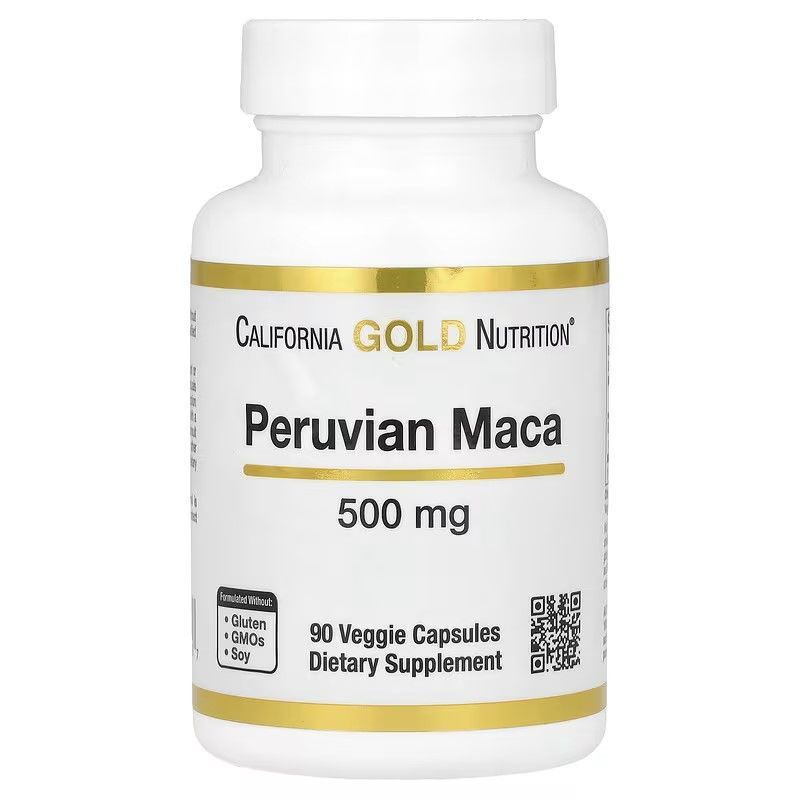 Перуанская мака 500 мг 90 вегетарианских капсул, Peruvian maca, California Gold Nutrition, США  #1