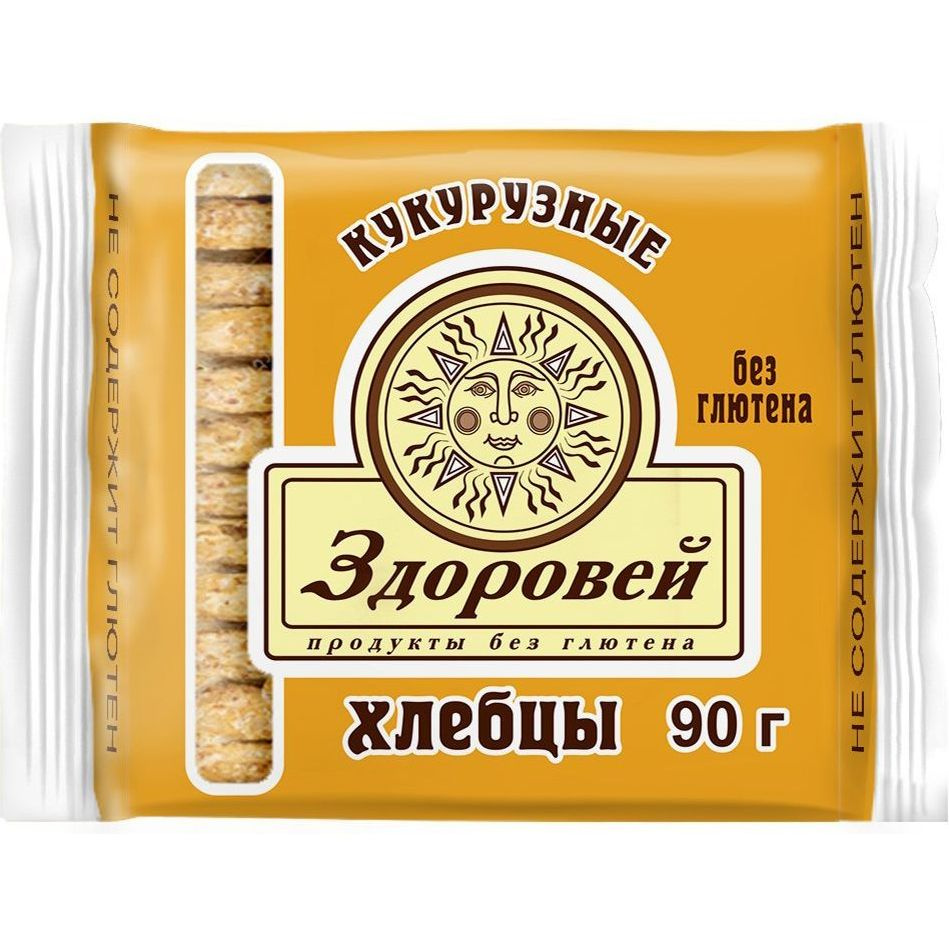 Хлебцы кукурузные Здоровей 90 г #1