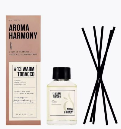 AROMA HARMONY, Диффузор Ароматический Warm Tobacco, 60 мл #1