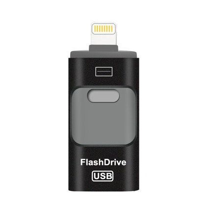 FlashDrive USB-флеш-накопитель накопитель 64 ГБ, черно-серый #1