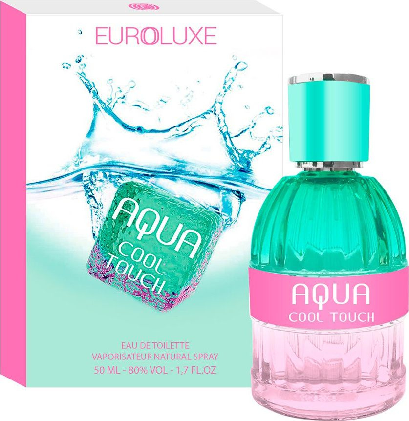 Euroluxe / Евролюкс Aqua Cool Touch Туалетная вода женская с цветочно-фруктовым ароматом, 50мл / парфюм #1