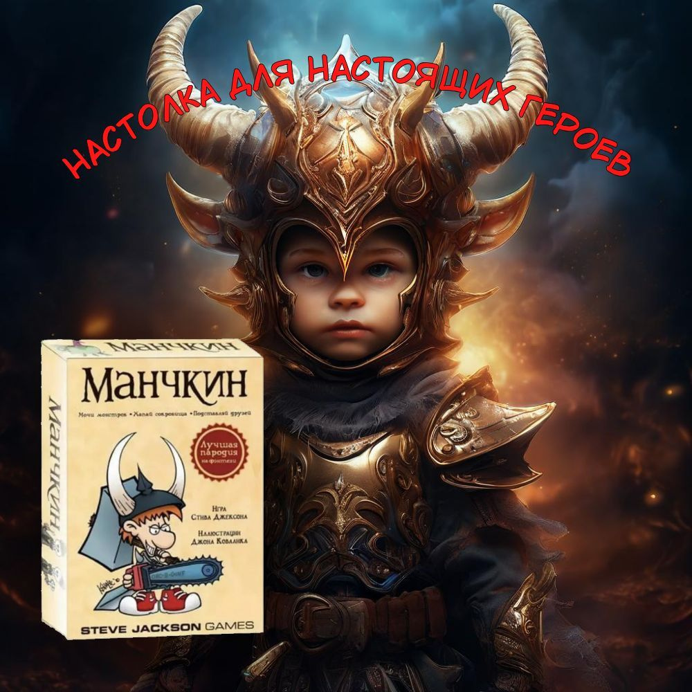 Настольная игра Манчкин для современных героев / подарок на Новый год  #1