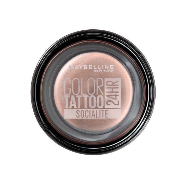 Maybelline New York Color Tattoo 24HR Кремовые тени для век - 150 Socialite-светло-розовый  #1