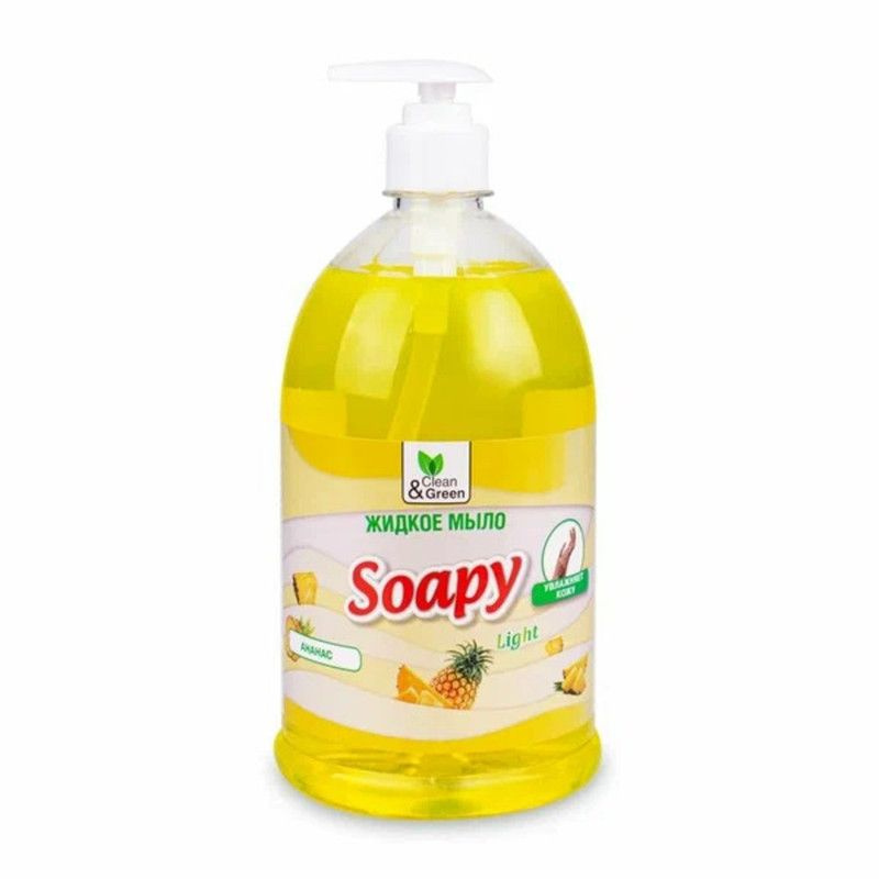 Clean&Green Жидкое мыло Soapy Light, Ананас, 500 мл #1