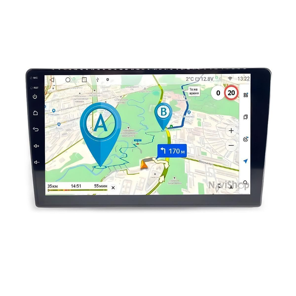 Автомагнитола c встроенным монитором 2 Din Eplutus CA/901 (1280х720) (Q27160AVT) Android 12, 9" LCD сенсорный, #1