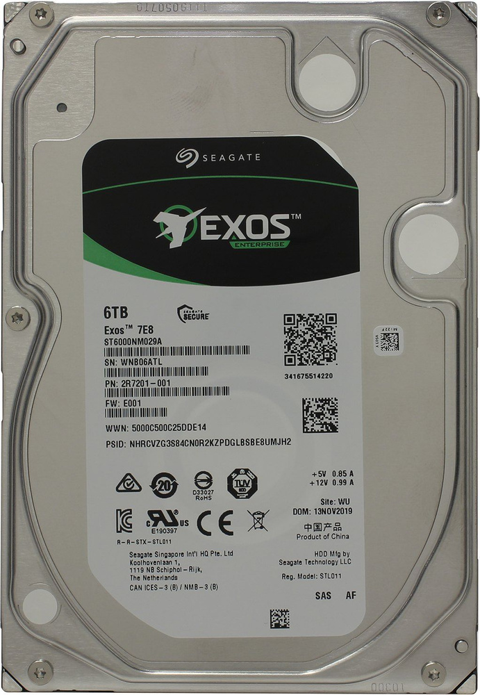 Seagate 6 ТБ Внутренний жесткий диск (ST6000NM029A)  #1