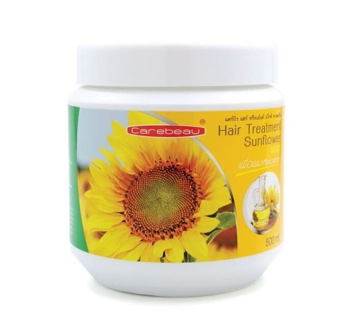 Hair Treatment SUNFLOWER Wax, Carebeau (Маска для волос С ВОСКОМ И ПОДСОЛНУХОМ, Кеабью), 500 мл.  #1