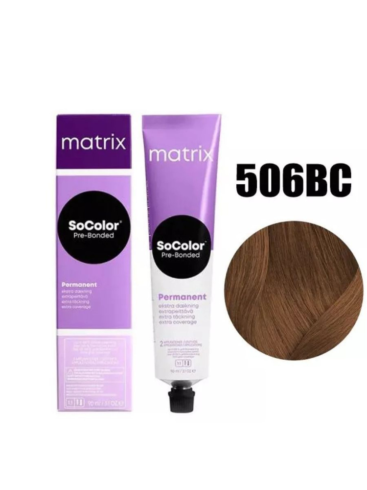 Matrix SoColor Pre-Bonded Перманентная краска 506BC #1