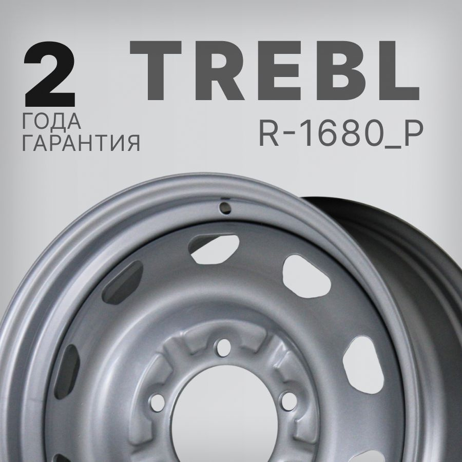 Trebl R-1680_P Колесный диск Штампованный 16x7" PCD5х139.7 ET35 D108.6 #1