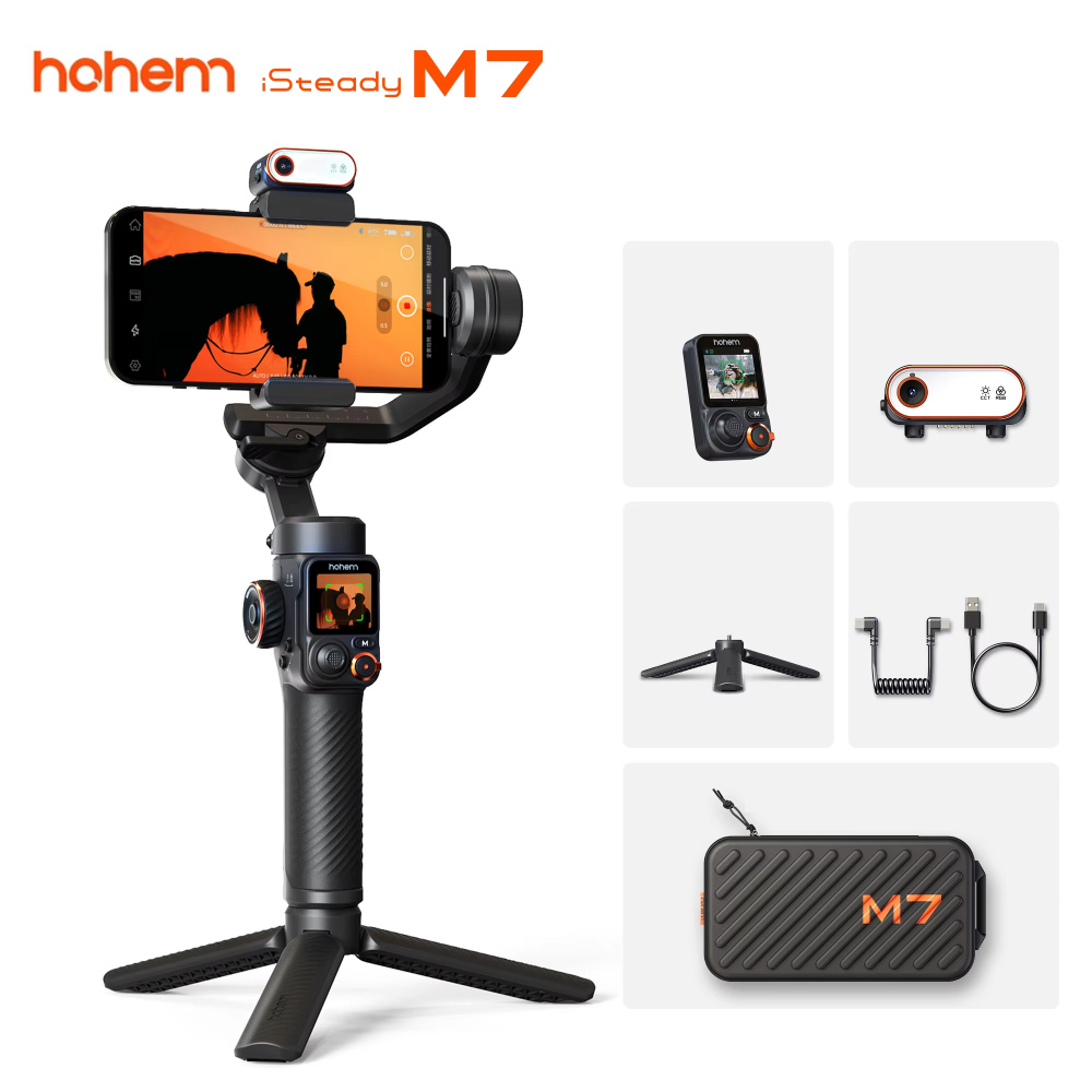 Стабилизатор для смартфона Hohem iSteady M7 с AI Tracking для