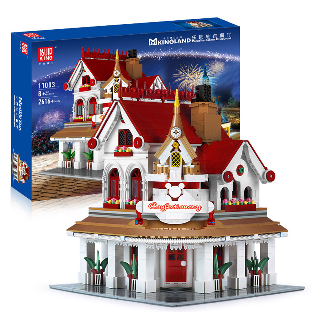 Конструктор Mould King 11003 Ресторан Райский уголок, 2616 деталей, Детские игрушки, Подарок на день #1
