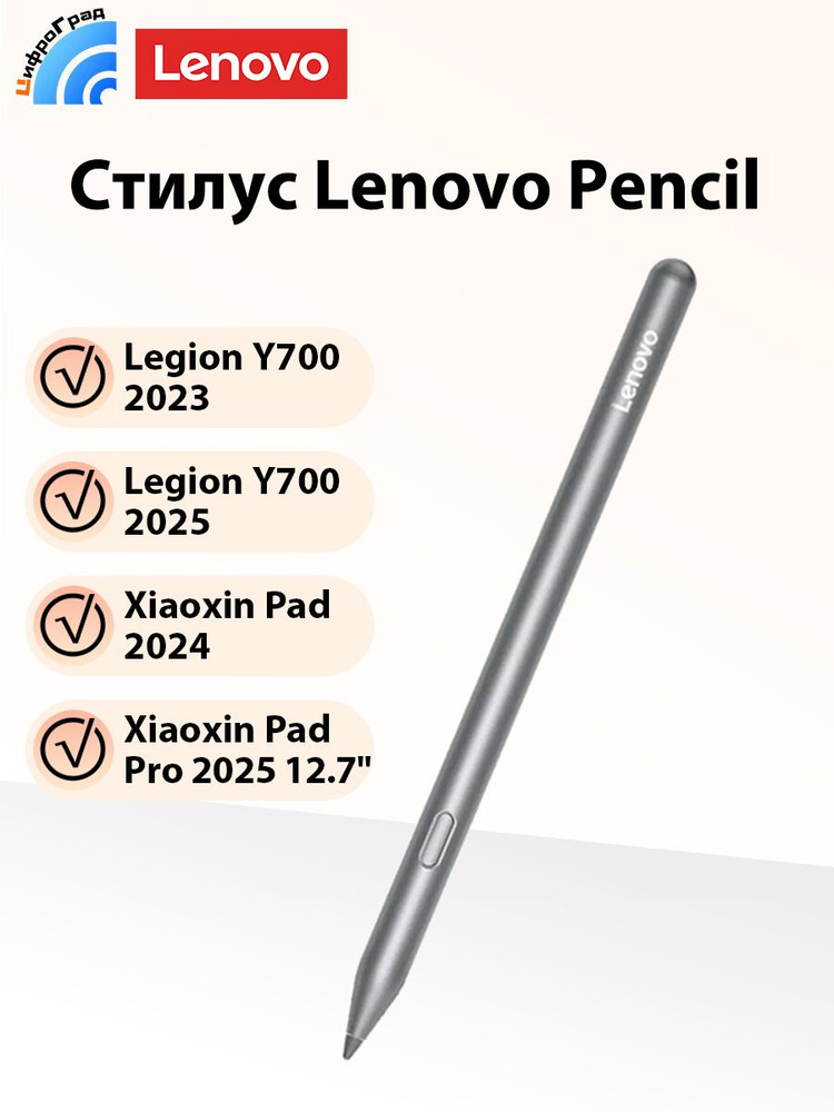 Стилус Lenovo Stylus Pen для Xiaoxin Pad 2024 Legion Y700 2025
