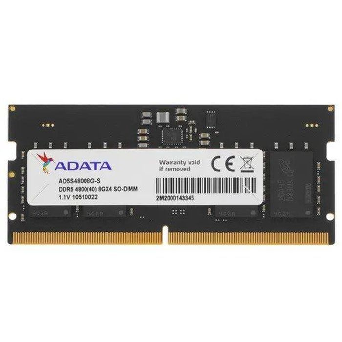 ADATA Оперативная память DDR5 4800 Мгц DDR5, 4800 МГц, 1 x 8 ГБ (AD5S48008G-S) #1