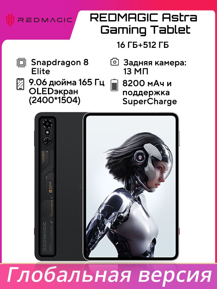 Redmagic Планшет redmagic-astragamingtablet 9.06