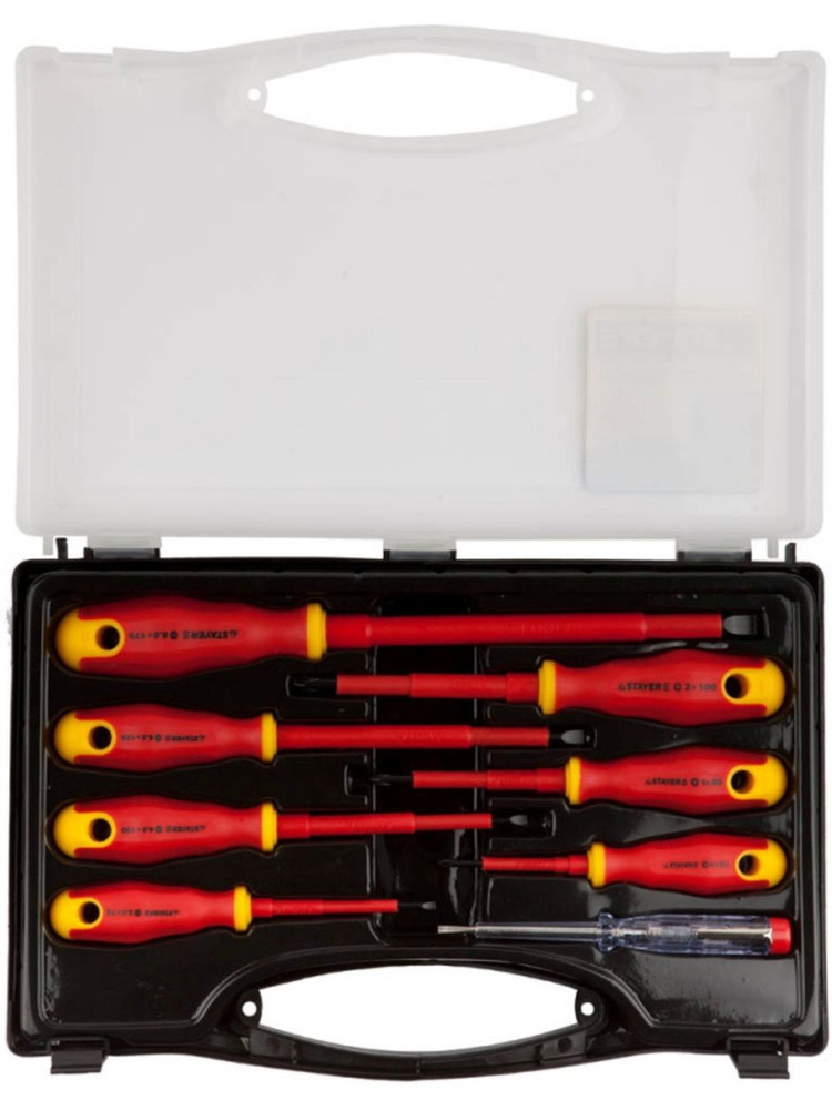 Набор отверток Stayer 25145-H8_z01 в компл.:8 предметов жесткий кейс #1