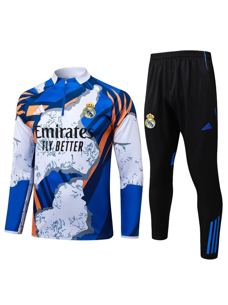 Костюм спортивный Real Madrid Camouflage Half-Zip Training Top and Pants Set 25/26 #1