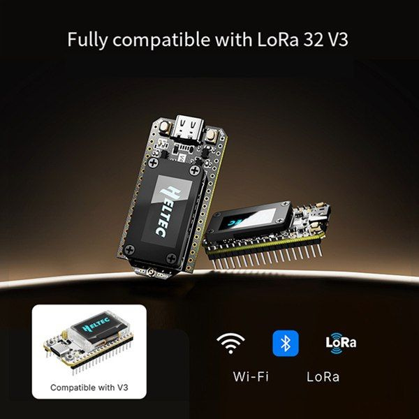 Yoeruers 2X Upgrade Heltec WiFi LoRa 32(V4) ESP32S3 SX1262