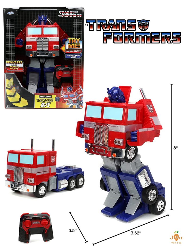 JADA TOYS Transformers - Optimus Prime Transformable Télécommandée