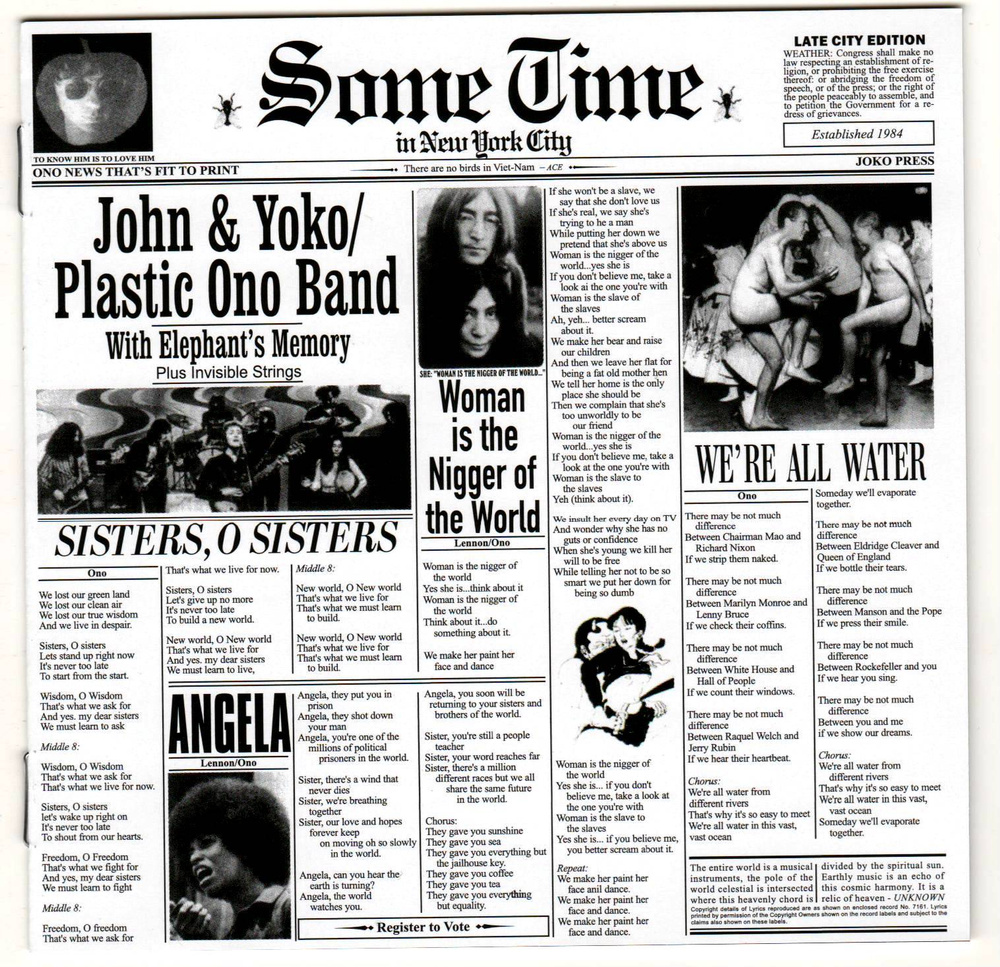 JOHN LENNON - Sometime In New York City - Компакт-Диск (CD) #1