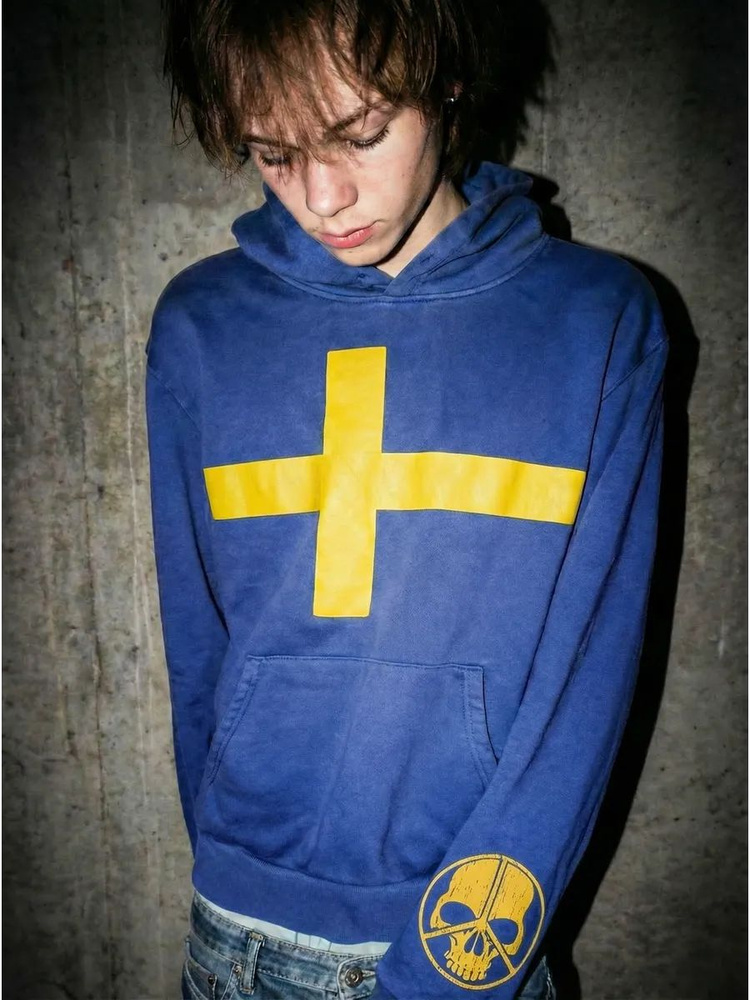 Худи y2k style Кофта Sweden archive y2k tyре #1