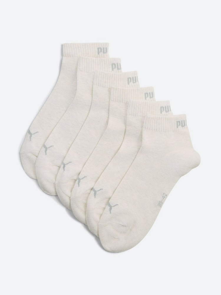 Носки PUMA женские UNISEX QUARTER PLAIN 3P, 3 пары #1
