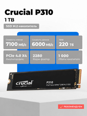 Crucial P5 Plus 1 TB купить на OZON по низкой цене
