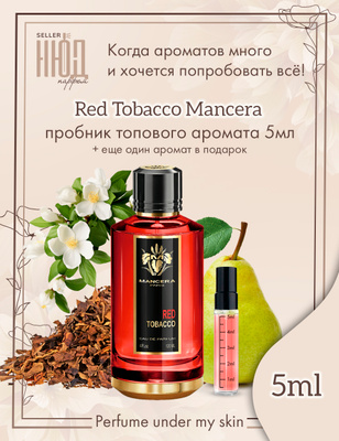 red tobacco mancera INTENSE EXTRAIT DE PARFUM SPRAY UNISEX 4.0 Oz / 120 ml NEW! Intense Red Tobacco offers more than just a scentits an aura Mancera Intense Red Tobacco Extrait