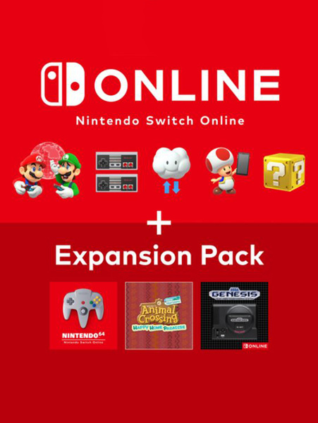 Nintendo Switch Online + Expansion Pack (Индивидуальное членство +