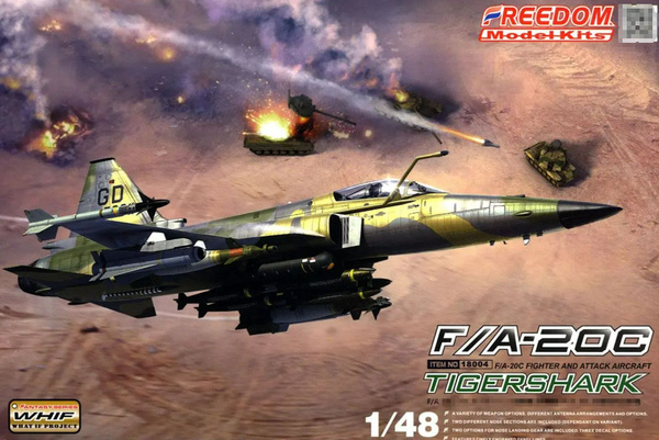 Freedom Models 18004 1/48 F/A-20C Tiger Shark Fighter/Attack Aircraft ...