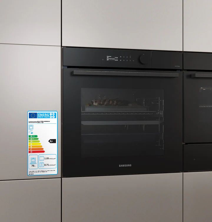 Электрический духовой шкаф Samsung NV7B5645TAK/WT Dual Cook Flex, 76 л ...